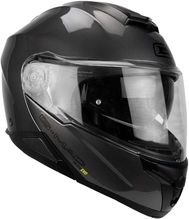 G-MAC Glide Evo Motorradhelm mit doppeltem Visier, modular, hochklappbar, ECE 2205 zugelassen