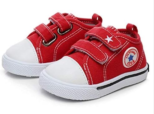 LoveLegis Canvas Sneakers - Kinder - Klettverschluss - rot - Grösse 16 - Weihnachts- und Geburtstags