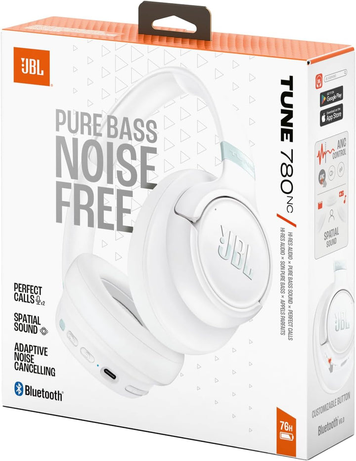 JBL Tune 780 NC Kabellose Over-Ear-Kopfhörer mit adaptivem Noise-Cancelling, Smart Ambient, Bis zu 7