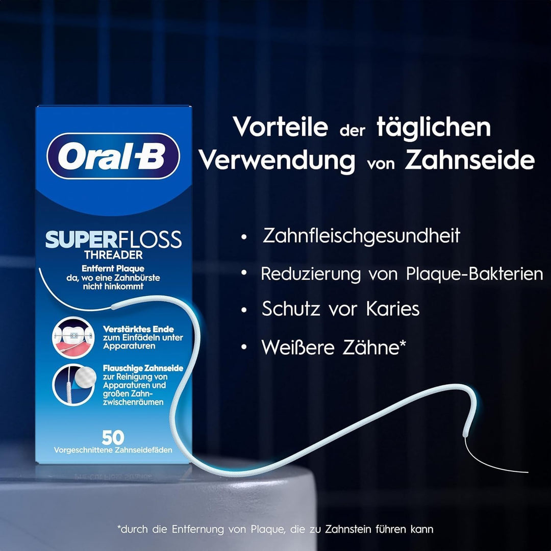 Oral-B Superfloss Zahnseide 50 Stück, 12er Pack (12x 50 Stück) 11, 11