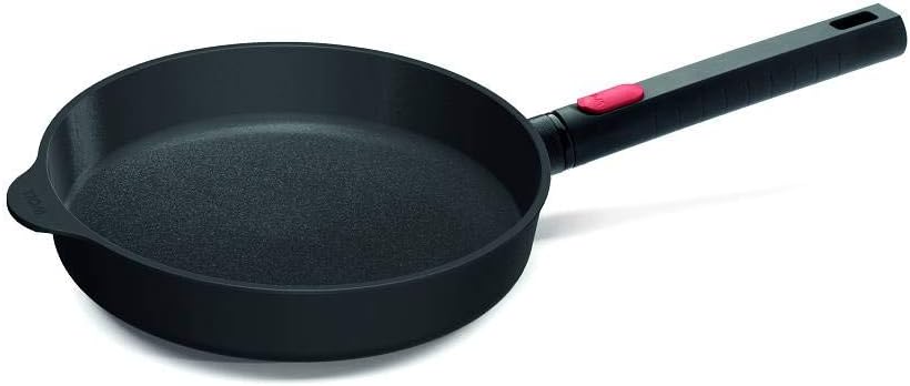 Norbert Woll Diamond Logic XR Induktion Gusspfanne Rund Aluminium Schwarz, Masse: 28cm x 28cm, 1528L