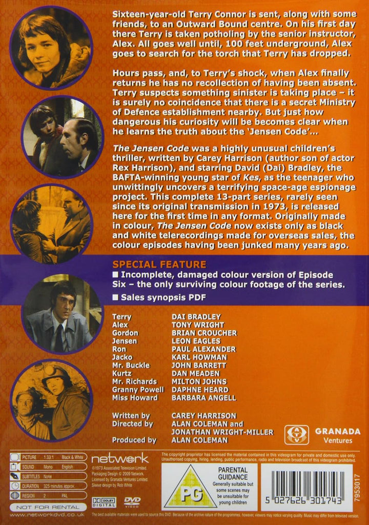The Jensen Code - The Complete Series, DVD
