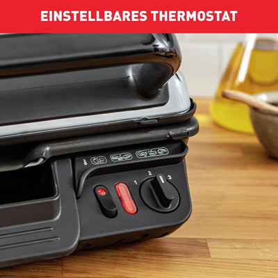 Tefal Kontaktgrill 2in1 GC3050 | Sandwichmaker | aufklappbar als Tischgrill/BBQ mit doppelter Grillf