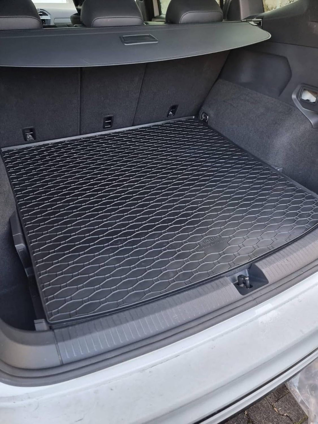 Gummi Kofferraummatte passend für Skoda Kodiaq I/für VW Tiguan Allspace/für Seat Tarraco ab 2017 (nu