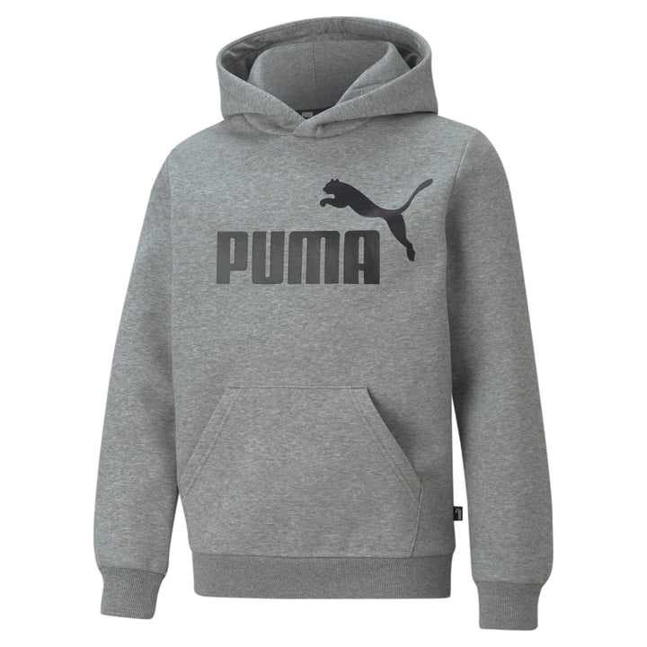 PUMA Jungen, ESS Big Logo Hoodie FL B Pullover 140 Mittelgrau Meliert, 140 Mittelgrau Meliert