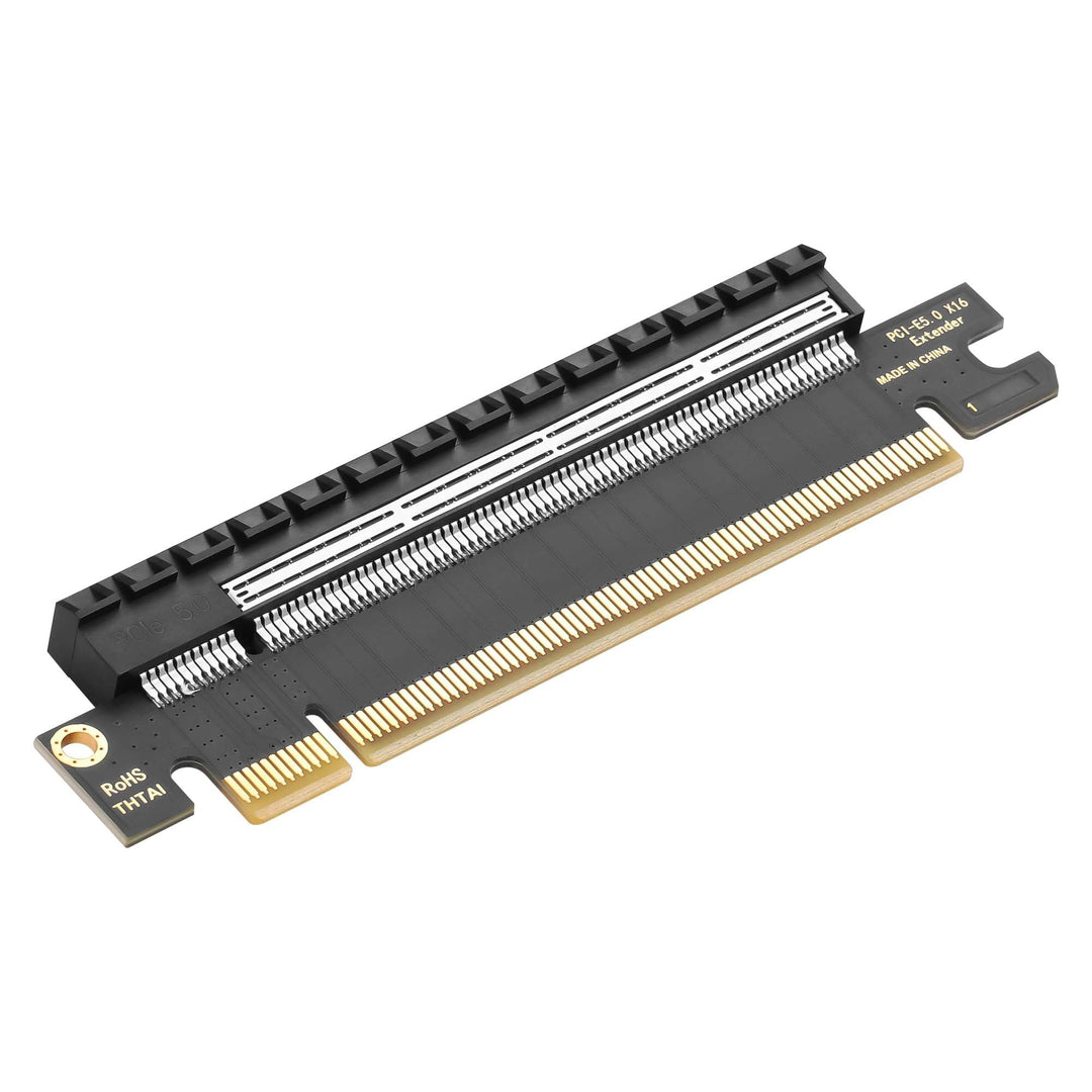 CERRXIAN PCIe 5.0 x16 Riser Card,PCI Express 5.0 16X Extension Slot Protection Test Card,für Compute