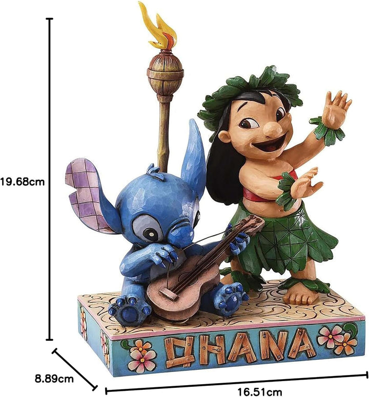Enesco - Disney Traditions - Lilo & Stitch Ohana 7" Statue