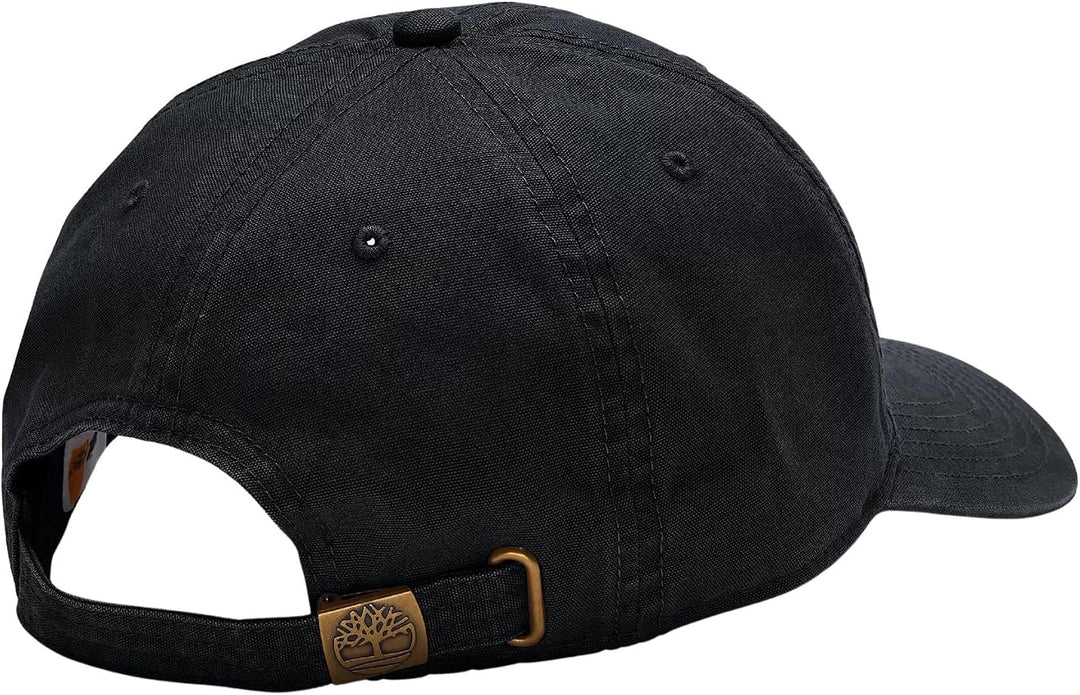 Timberland Herren Cotton Canvas Baseball Cap Baseballkappe Einheitsgrösse 001 - BLACK, Einheitsgr&amp;