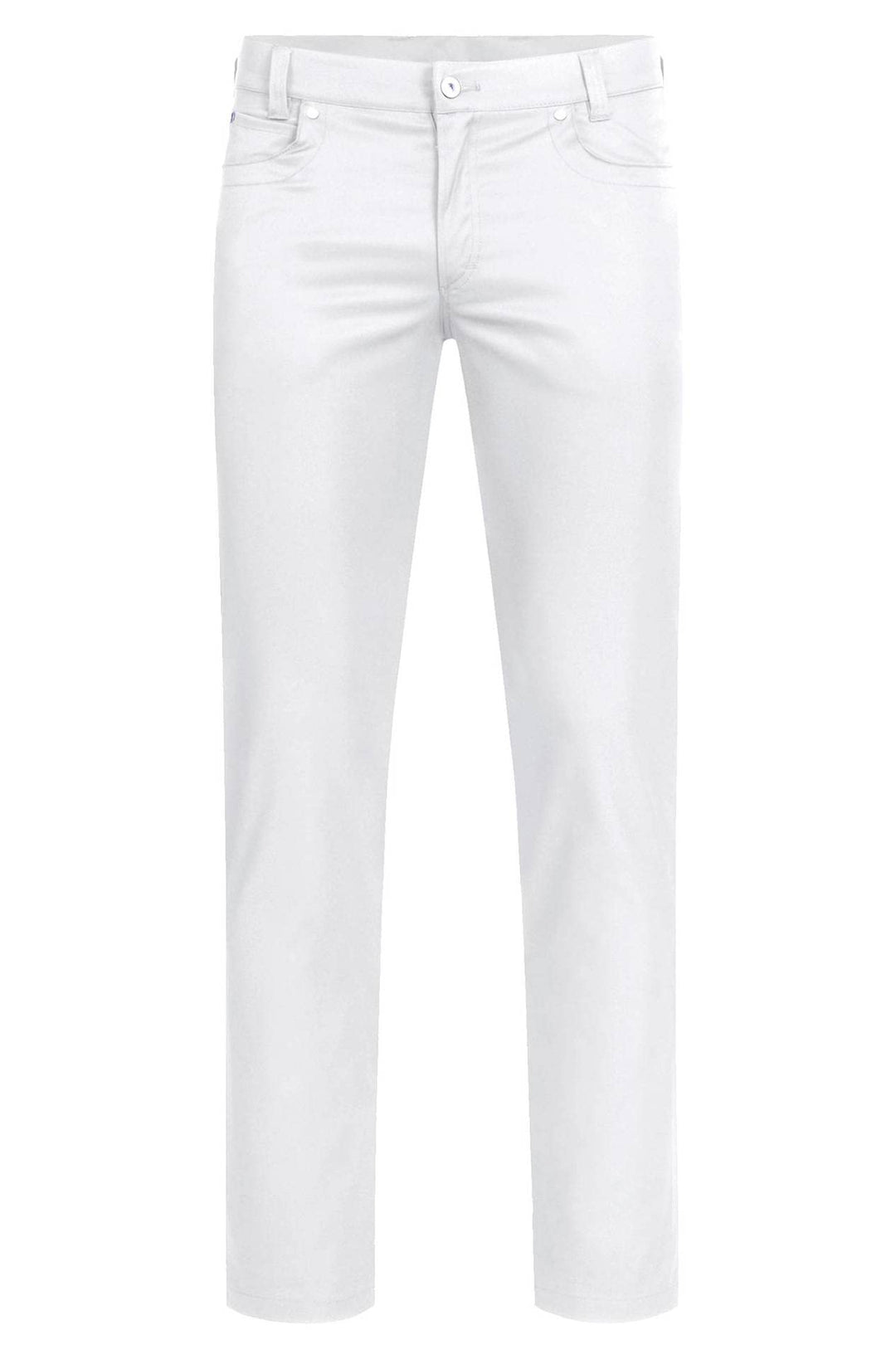 GREIFF Corporate Wear Casual Herren Hose 5-Pocket Weiss 110, Weiss 110