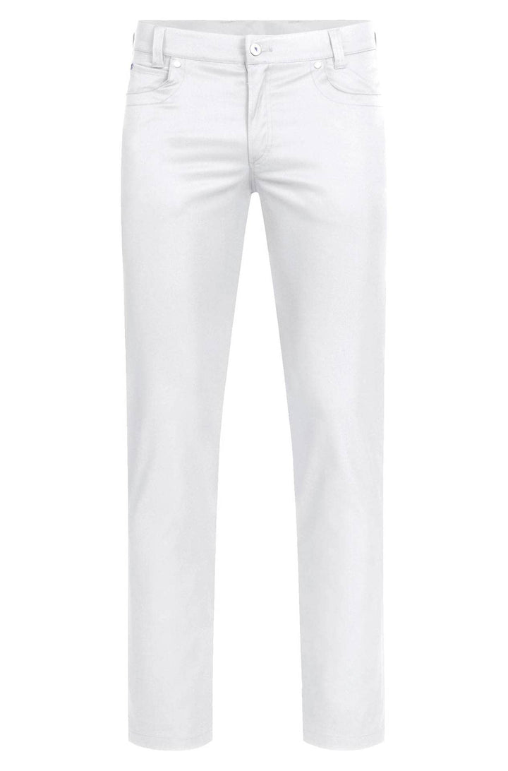 GREIFF Corporate Wear Casual Herren Hose 5-Pocket Weiss 110, Weiss 110