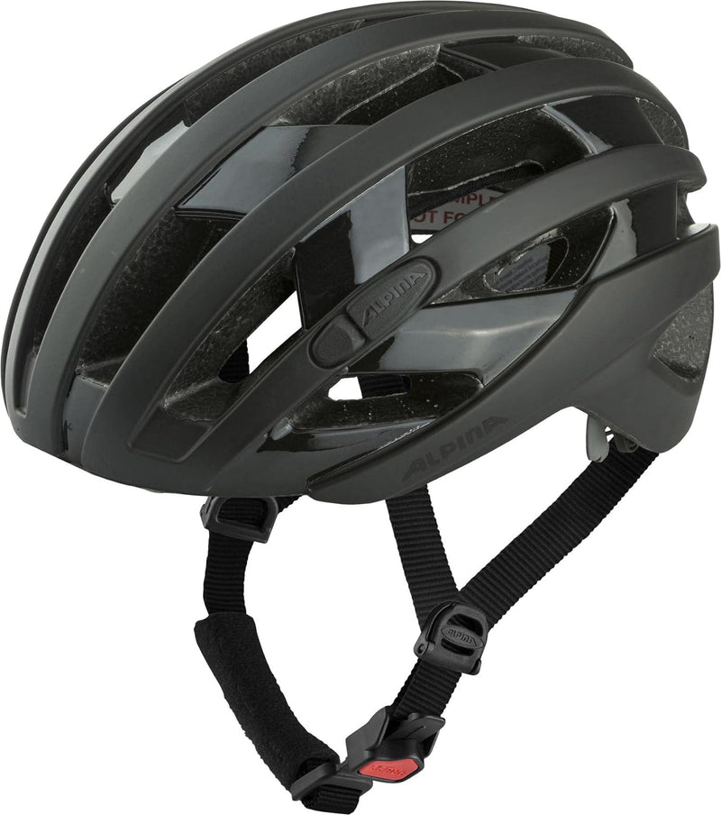 ALPINA Ravel Helm schwarz 51-56 cm, 51-56 cm