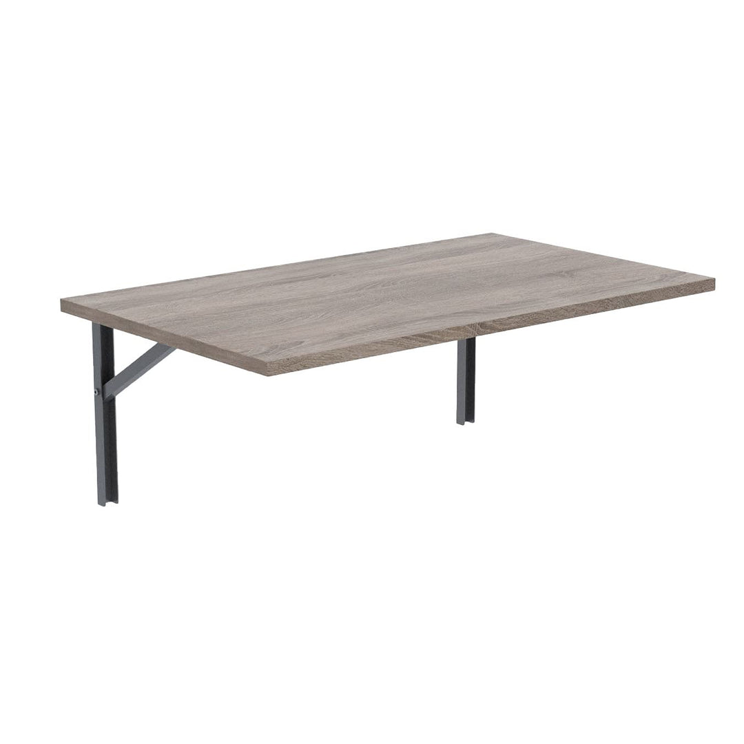 AKKE Klapptisch Wandklapptisch Esstisch - Klappbar Faltbar Platzsparend - Rechteckig - 80cm x 50cm -
