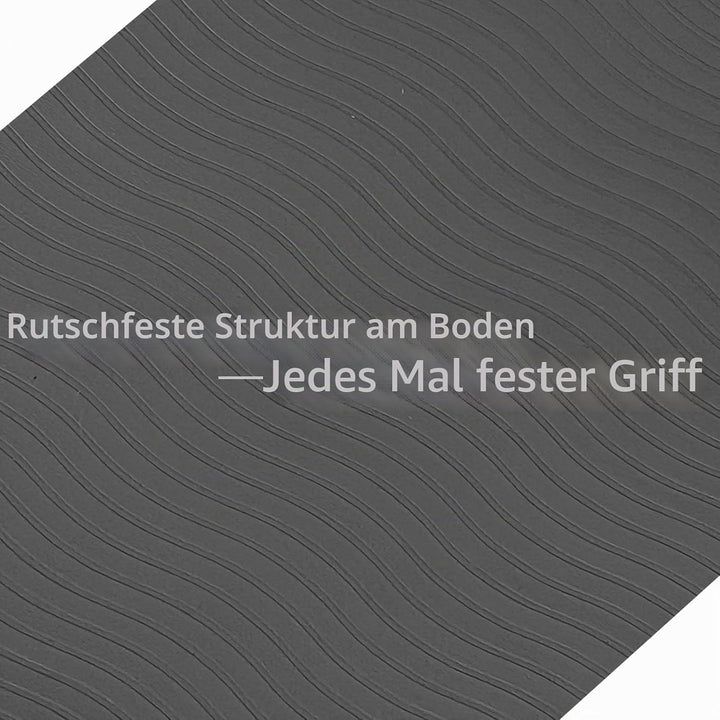 HEALEG Komfort Anti-Ermüdungsmatte perfekt für Küchen und stehend Schreibtische, schwarz, 75x50x2.5c