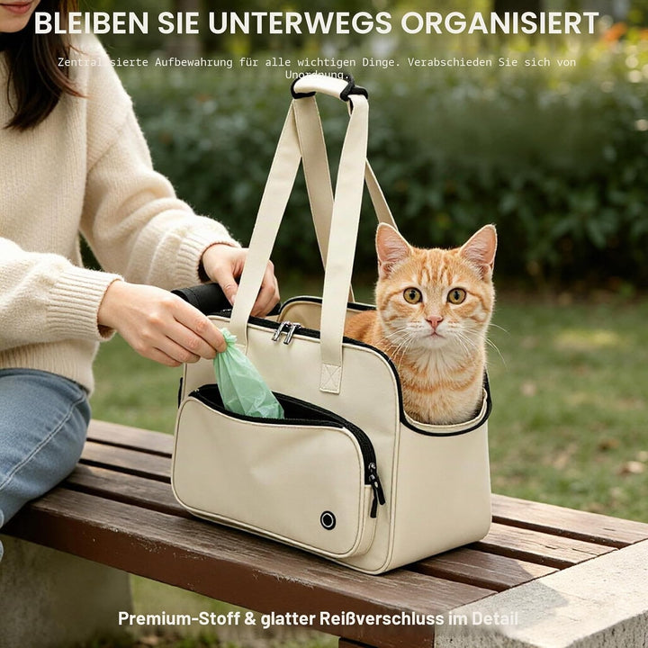Hundetasche für Kleine Hunde und Katzen, Katzentransporttasche Haustiertasche, Tragetasche Hund Hund