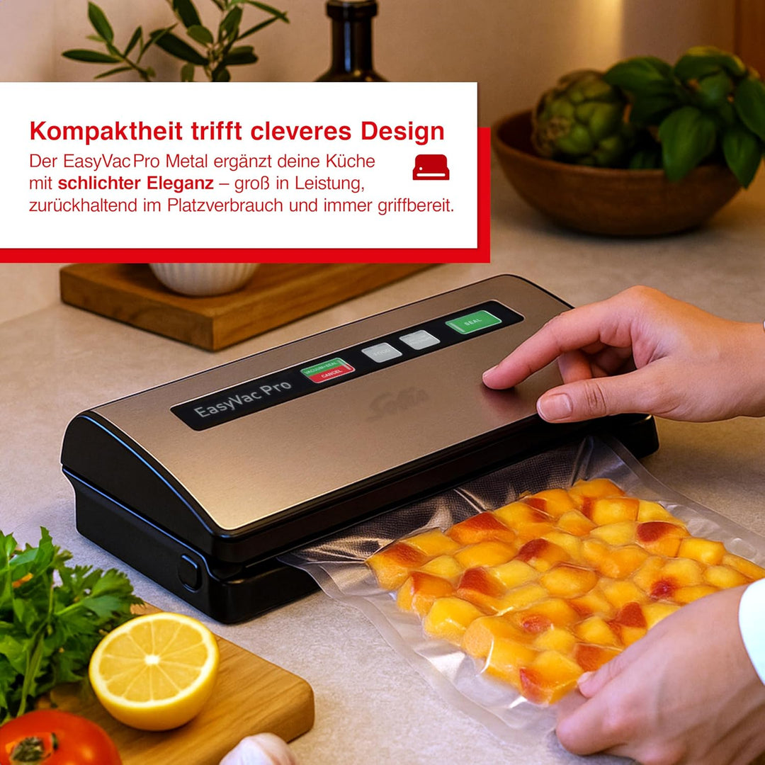 Solis Vac Pro 569 Vakuumiergerät - Folienschweissgerät für Lebensmittel - Vakumierergerät für trocke