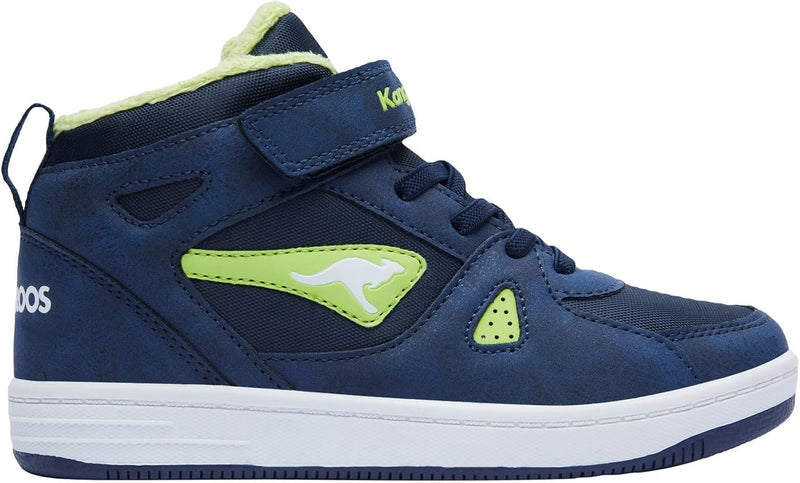 KangaROOS Unisex Kinder K-cp Kalley Ii Ev Sneaker 28 EU Dk Navy Lime, 28 EU Dk Navy Lime