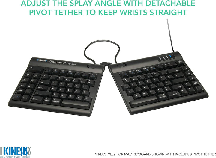 R-GO Tools Kinesis Freestyle 2 22,9 cm (9 Zoll) QWERTY-Tastatur für Mac schwarz, 9