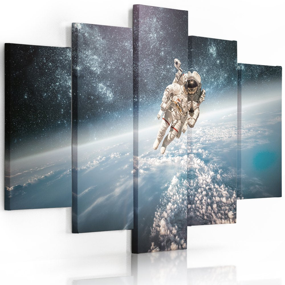 Feeby. Leinwandbild - 5 Teile - Bilder, Wand Bild, Wandbilder, Kunstdruck XXL, 5-Teilig, Typ A, 200x