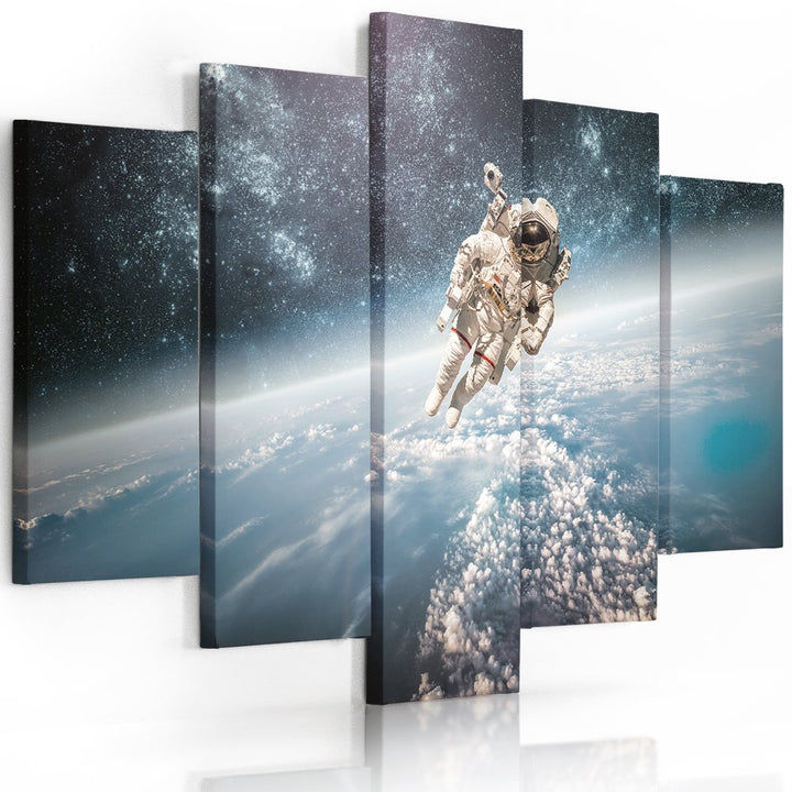 Feeby. Leinwandbild - 5 Teile - Bilder, Wand Bild, Wandbilder, Kunstdruck XXL, 5-Teilig, Typ A, 200x
