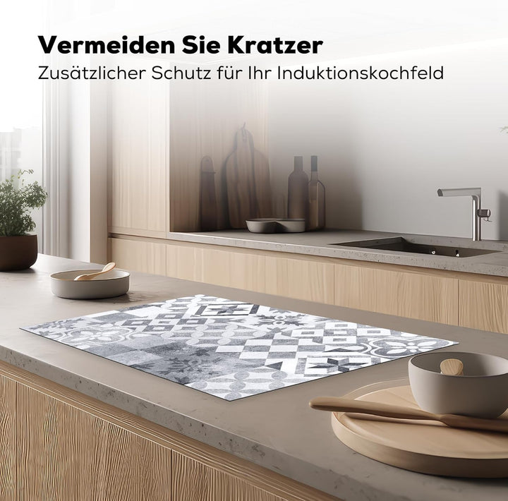 Herdabdeckplatte Einteilig 80x52 cm Küche Ceranfeld Abdeckplatte Cerankochfeld Abdeckung Induktionsk