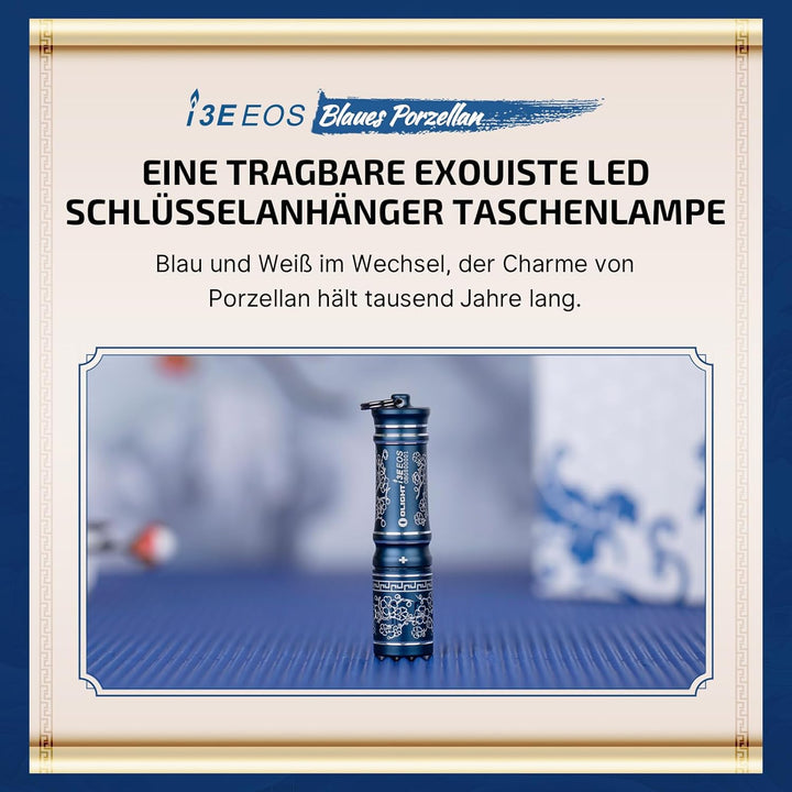 OLIGHT I3E EOS Mini LED Taschenlampe Schlüsselanhänger 90 Lumen und 44m Reichweite, kleine Flashligh