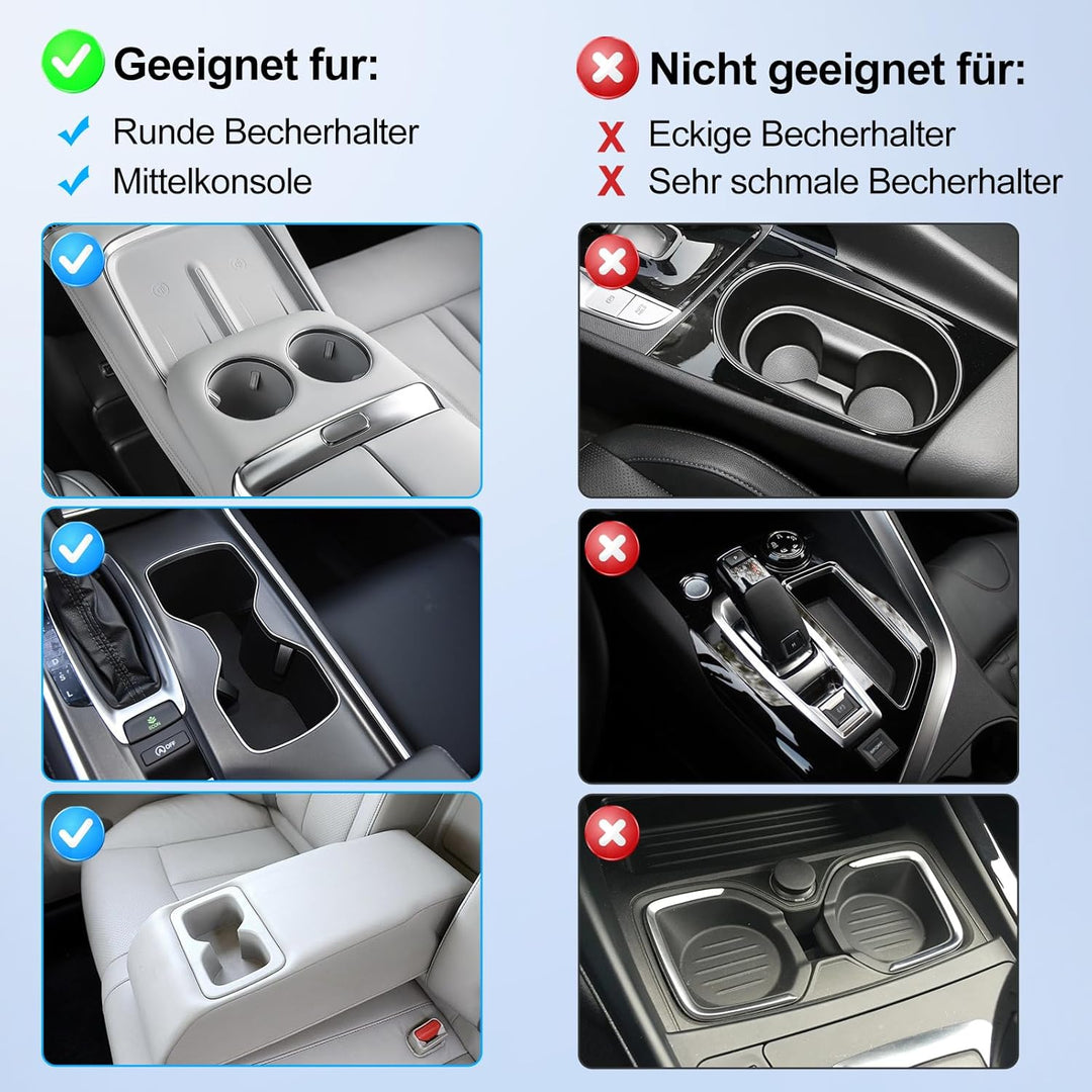 EEEKit 2-in-1 Auto Handyhalterung, Magnetische Getränkehalter & Lüftung Halterung, KFZ Becherhalteru
