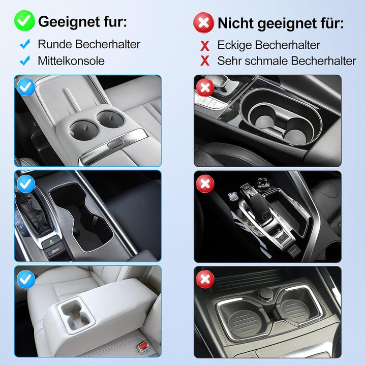 EEEKit 2-in-1 Auto Handyhalterung, Magnetische Getränkehalter & Lüftung Halterung, KFZ Becherhalteru