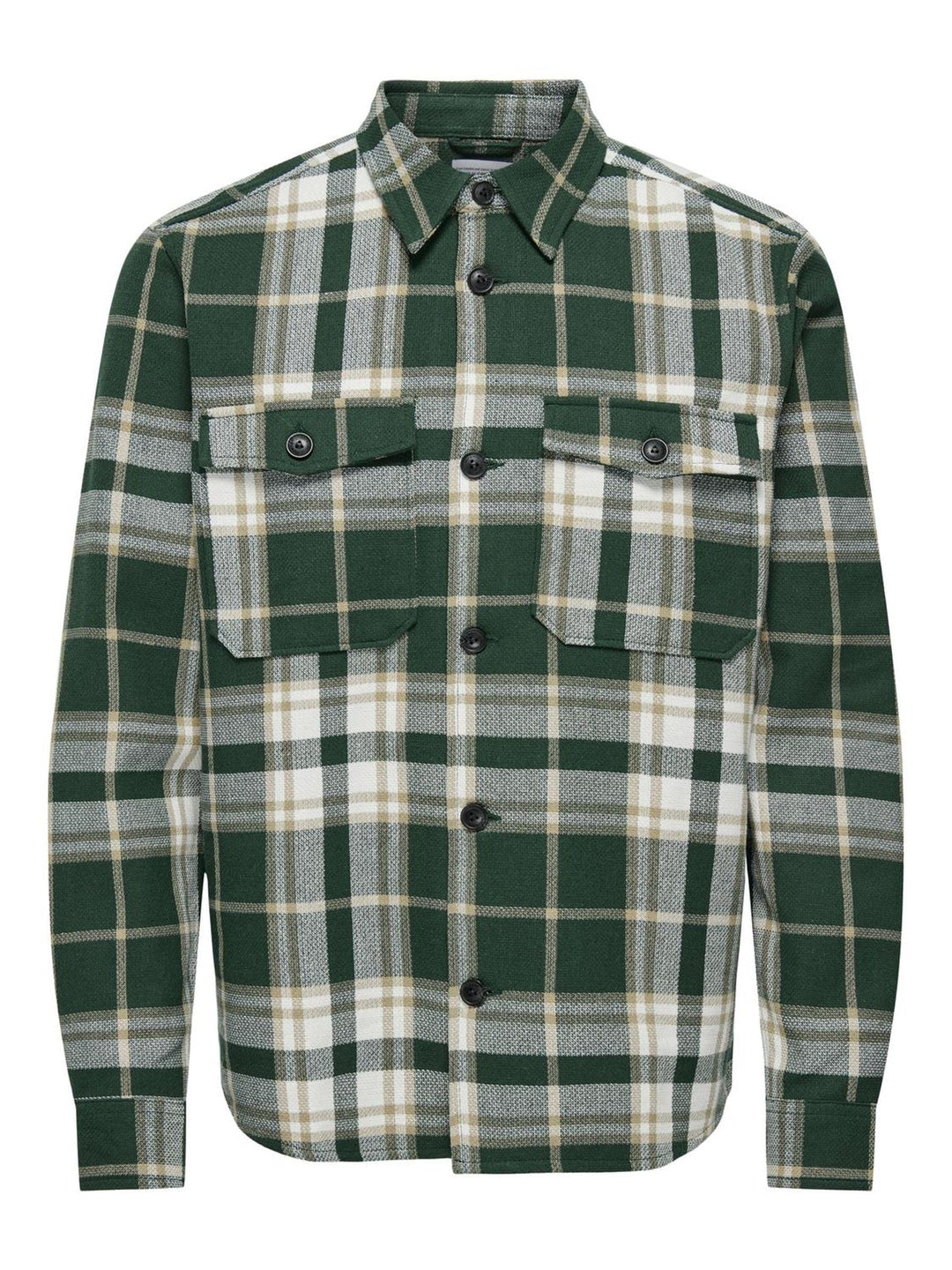 ONLY & SONS Herren Freizeit Hemd ONSMILO Life - Relaxed Fit XS S M L XL XXL S Lush Meadow, S Lush Me