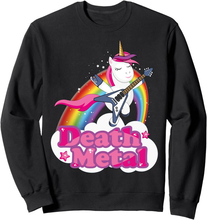 Death Metal Einhorn Heavy Metal Hard Rock Sweatshirt