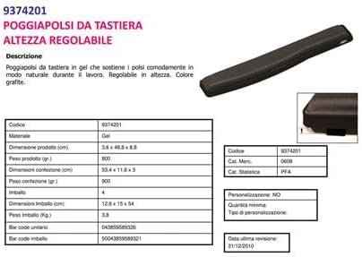 Fellowes Handgelenkauflage für die Tastatur - weiche Gelfüllung und Stoffbezug - höhenverstellbar -