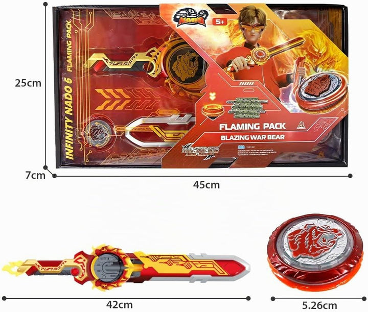 INFINITY NADO Kreisel für Kinder Split Series Metall Spielzeug Jungen, Battle Tops Kreisel Launcher