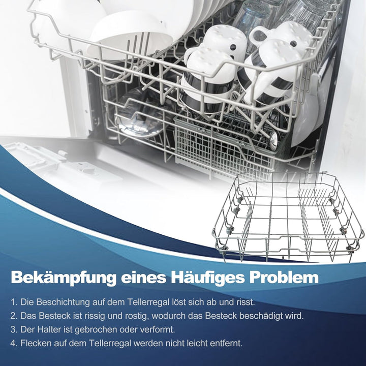 2025 Upgraded D.I.Accessa Geschirrspüler Untere Geschirrkorbbaugruppe Ersatz für Midea Gorenje Samsu