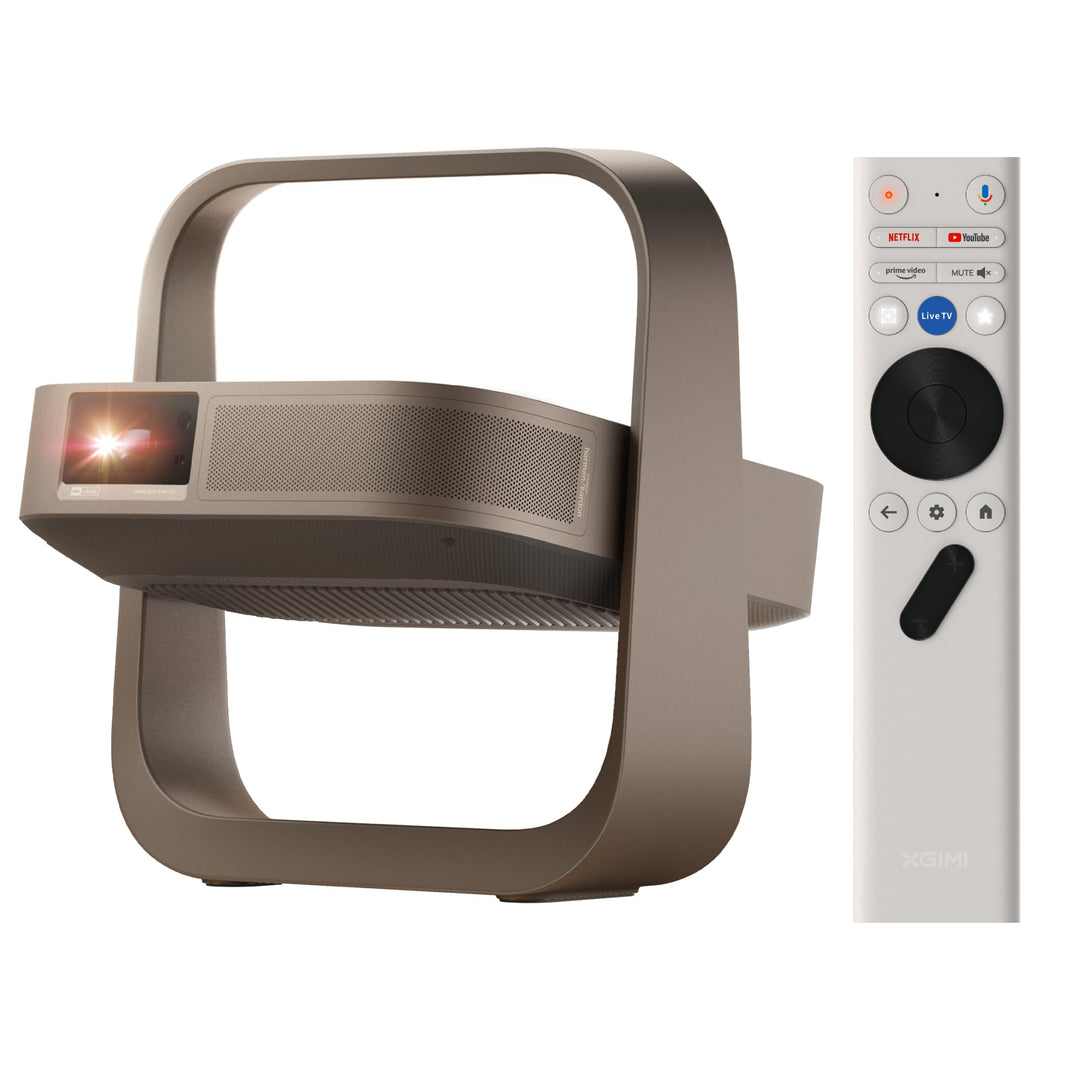 XGIMI Elfin Flip 4K Beamer Heimkino, Laser Projektor Outdoor Tageslicht | 1600 ISO-Lumen, Google TV