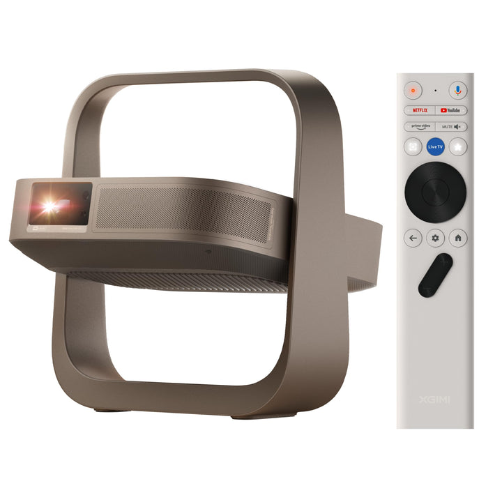 XGIMI Elfin Flip 4K Beamer Heimkino, Laser Projektor Outdoor Tageslicht | 1600 ISO-Lumen, Google TV