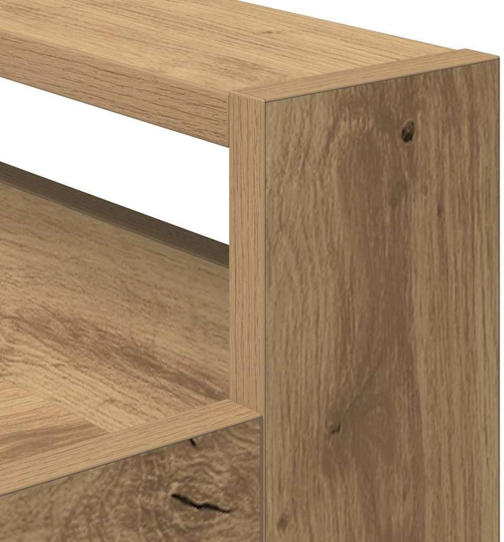 vidaXL Küchentrolley Artisan-Eiche 60 x 45 x 80 cm Holzwerkstoff, Küchenwagen, rechteckiges Design,