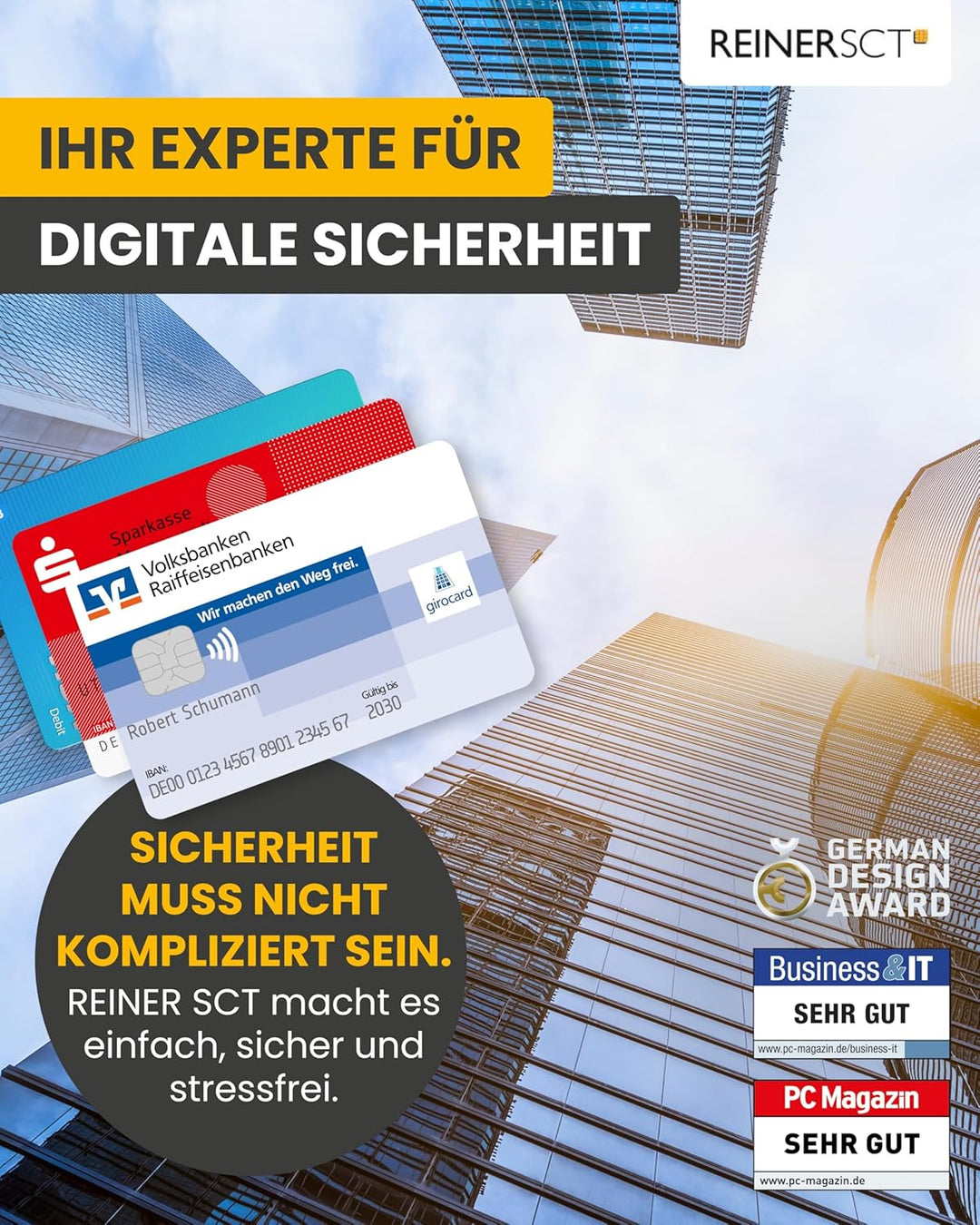 REINER SCT tanJack deluxe I Premium TAN-Generator und Authenticator I Erstklassiger TAN-Generator fü