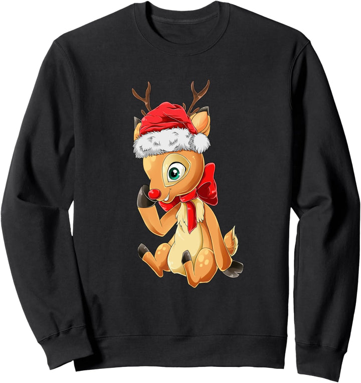 Rentier Weihnachten Geschenk Sweatshirt