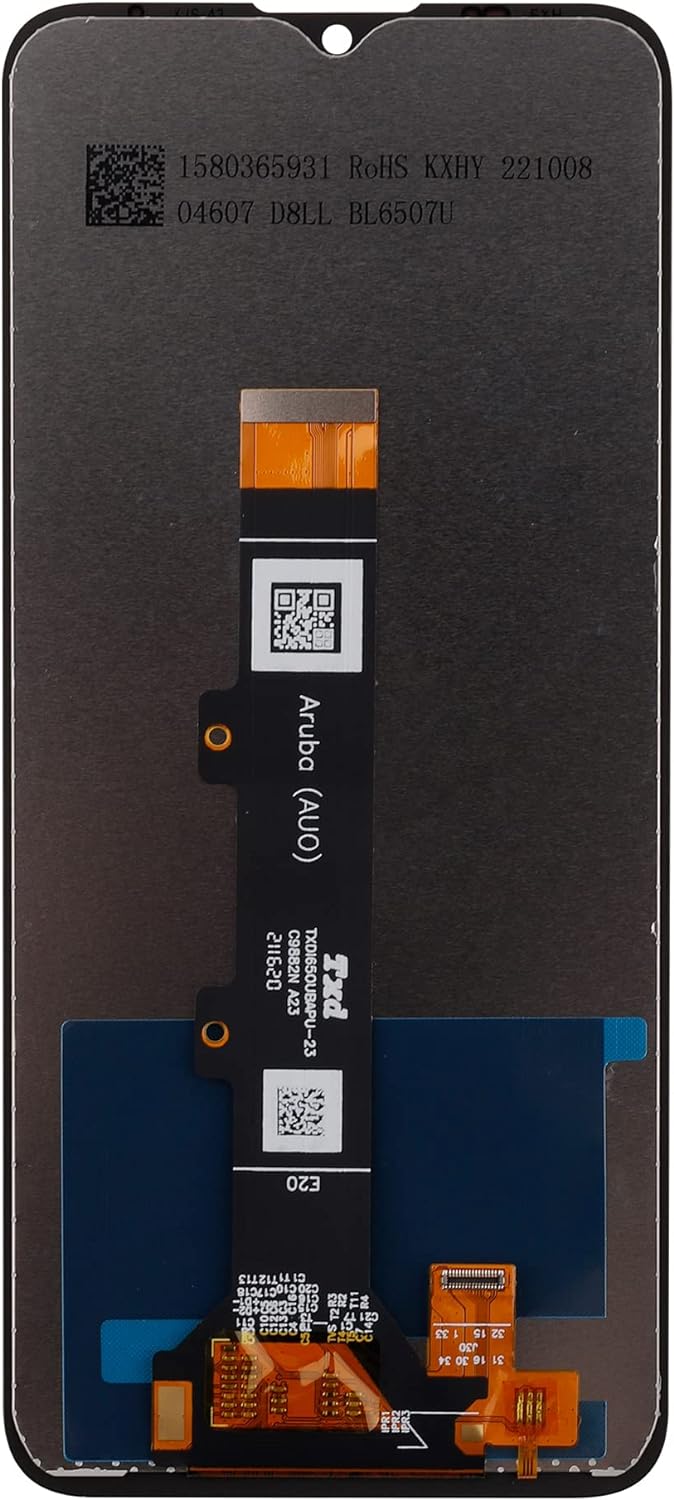 swark LCD Display Kompatibel mit Moto E20 XT2155, XT2155-1, XT2155-3 (Schwarz Ohne Rahmen) Touch Scr