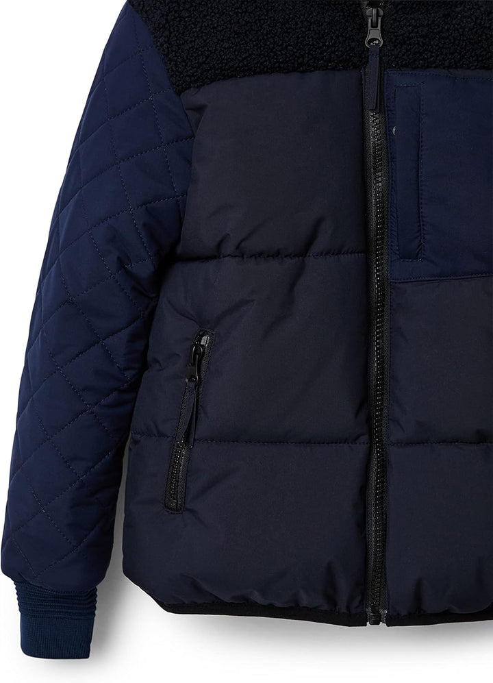 Desigual Jungen Padded_Fernan 5000 Navy 7-8 Blau, 7-8 Blau