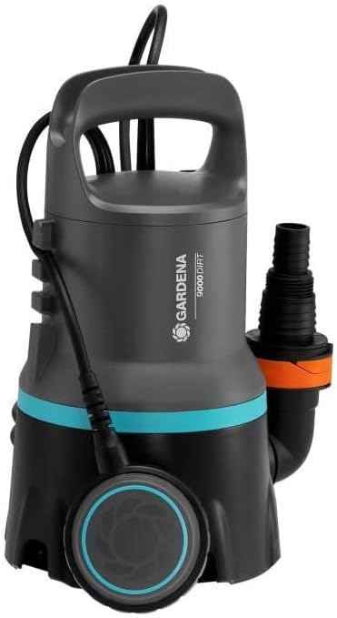 Gardena Schmutzwasser-Tauchpumpe, bis zu 9.000 l/h &amp; Profi-System Pumpen-Anschlusssatz: Schlauchkupp