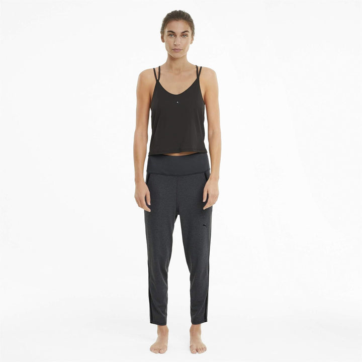 PUMA Damen Studio Rib Jogger Jogginghose M Charcoal Gray Heather, M Charcoal Gray Heather