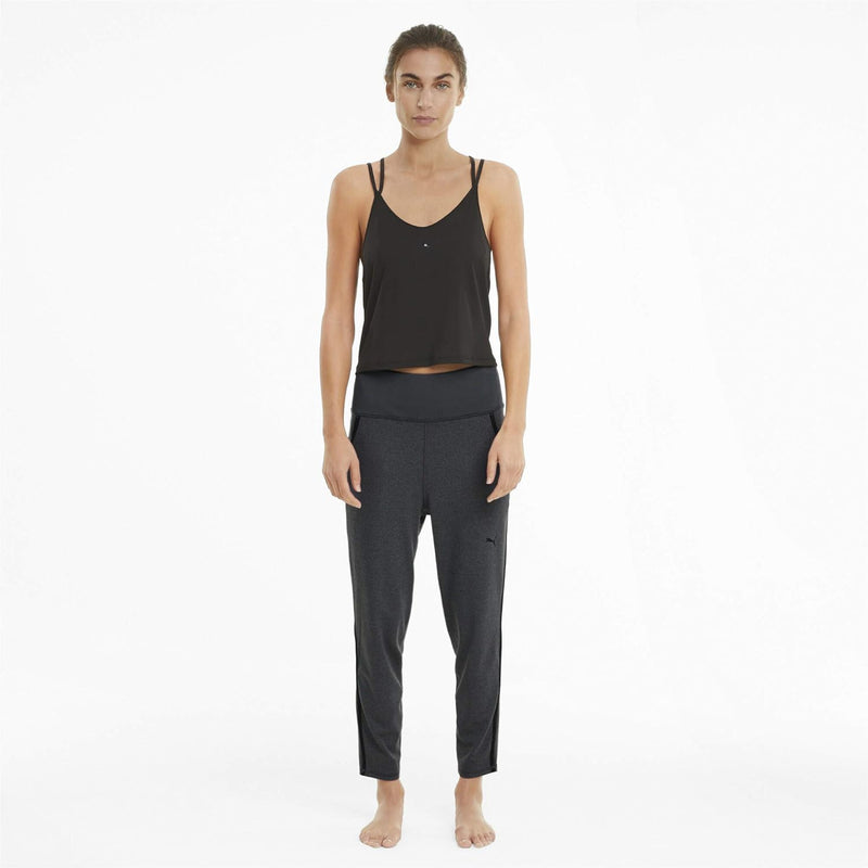 PUMA Damen Studio Rib Jogger Jogginghose M Charcoal Gray Heather, M Charcoal Gray Heather