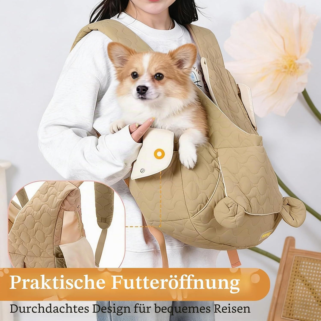 Hundetragetasche Bis 10 Kg, Hundetasche Für Kleine Hunde, Hunderucksack, Freihändige Hundetasche, Fr