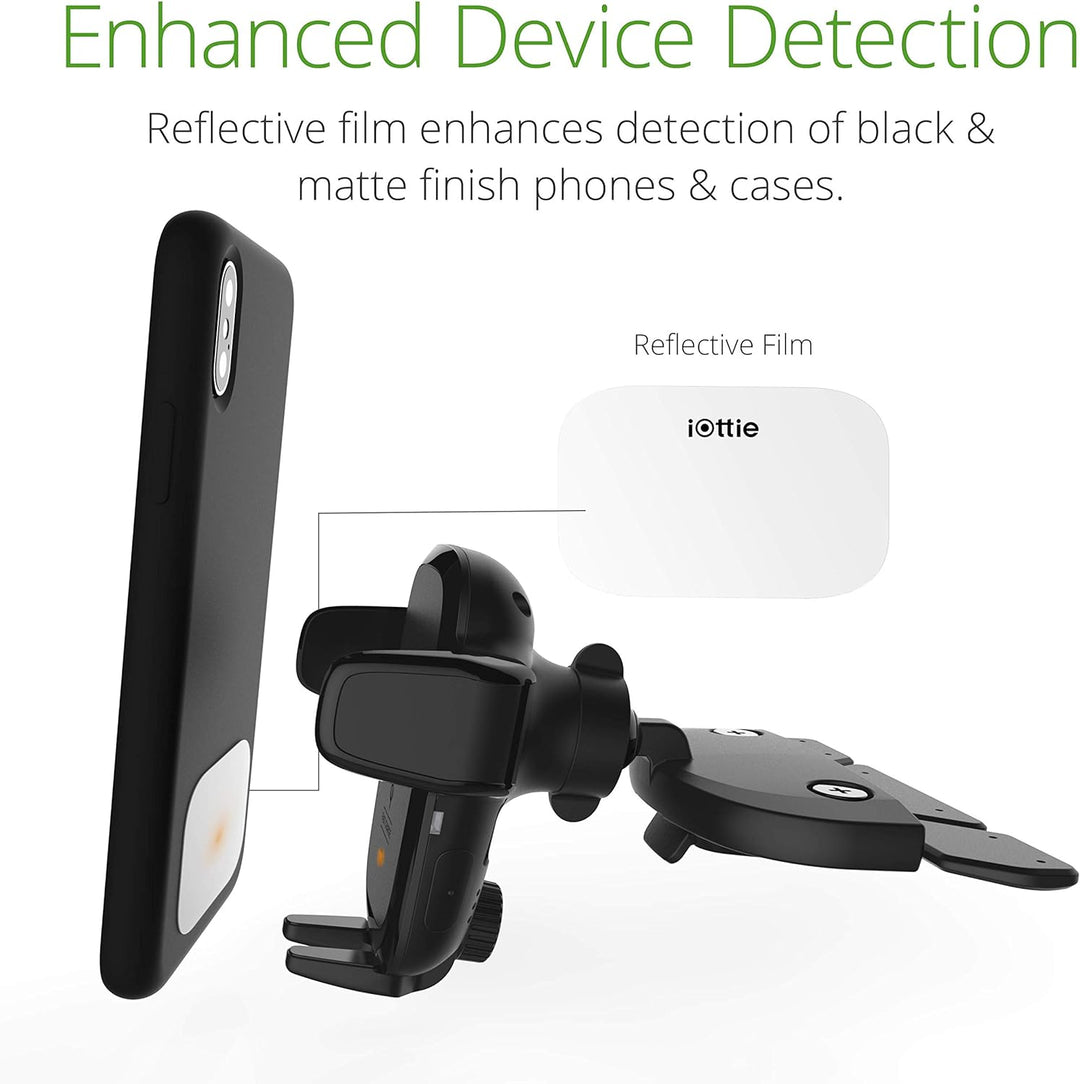 iOttie Auto SenseQi Aufladen Automatische Klemmung CD + Entlüftung für iPhone XS Max R 8 Plus 10 W f