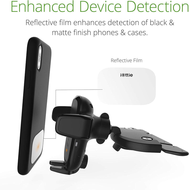 iOttie Auto SenseQi Aufladen Automatische Klemmung CD + Entlüftung für iPhone XS Max R 8 Plus 10 W f