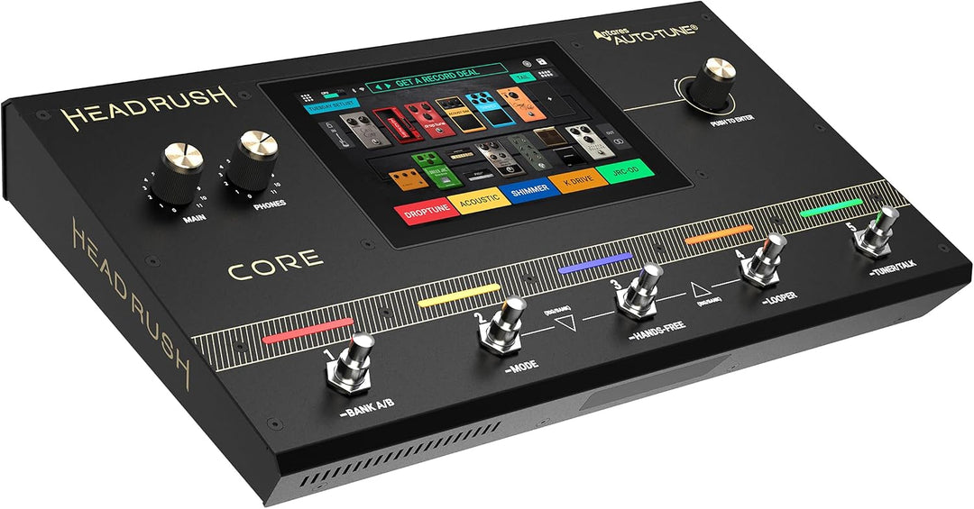 HeadRush Core - Gitarre und Vocal Multi Core Effekt Amp Modelling Prozessor mit Cloning, Looper, Ant
