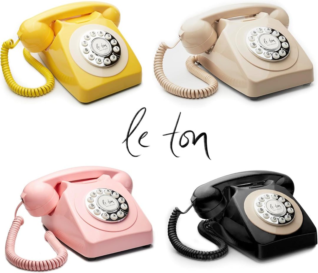 Le Ton Audio Gästebuch Telefon für Hochzeiten und Events, Gästetelefon Hochzeitstelefon Audio Guest