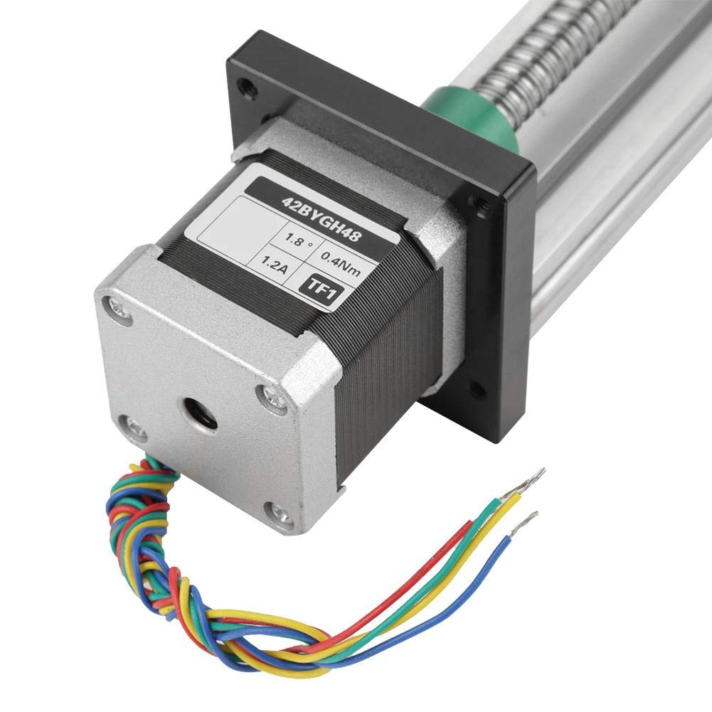 1204 Kugelumlaufspindel Linearschlitten, Linearführungsschiene Linearer Bühnenantrieb mit Schrittmot