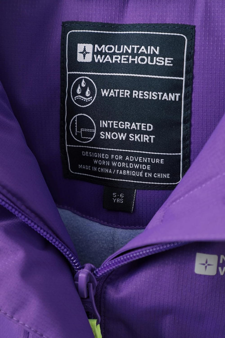 Mountain Warehouse Honey Skijacke für Kinder - Schneedicht, Kinderjacke mit Fleecefutter, Schneerock