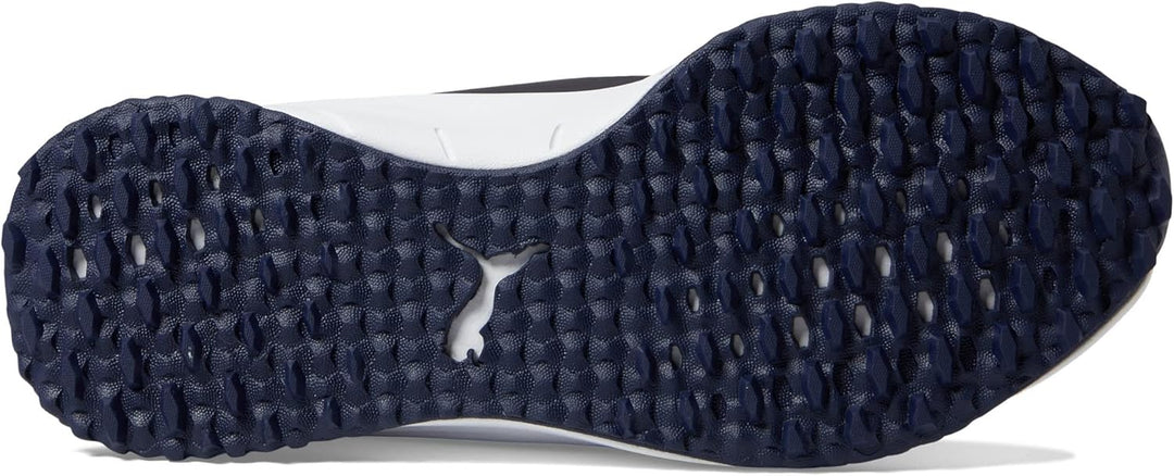 PUMA Herren Fusion Grip Extra Wide Golfschuh 41 EU Weit Puma White Puma Silver Puma Na, 41 EU Weit P